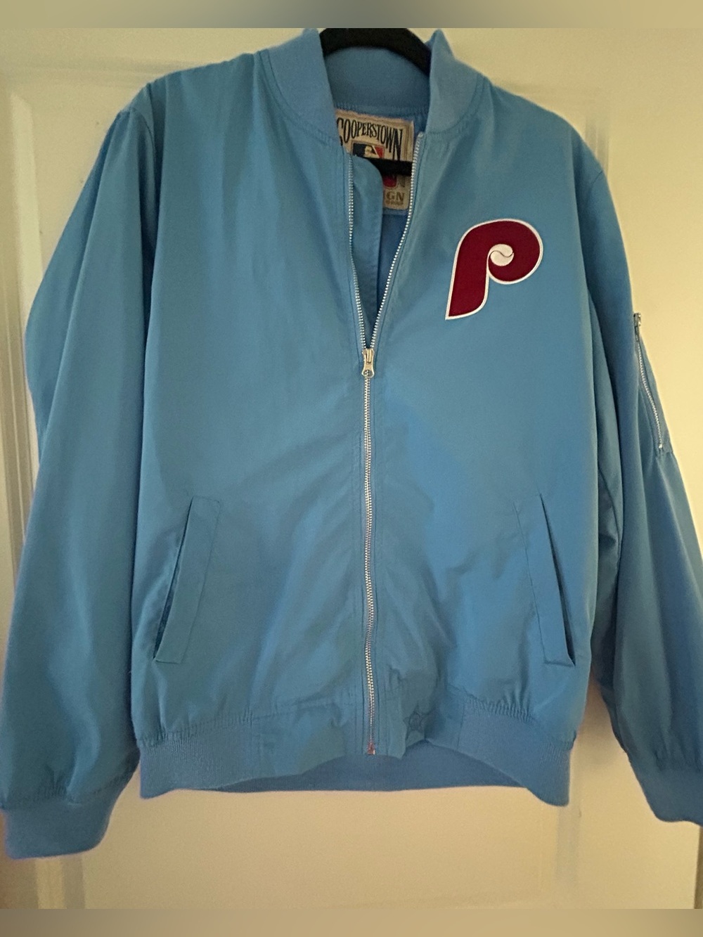Phillies Cooperstown Collection Bomber Jacket